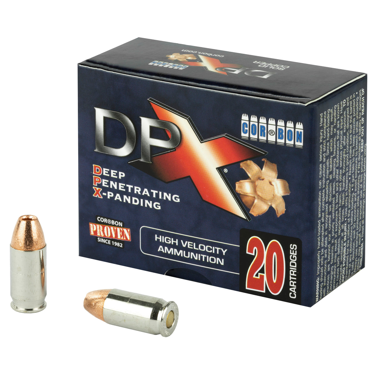 Cor-Bon Deep Penetrating X bullet XPB Jacketed Hollow Point 80 Grain .380 ACP/Auto  757750380806