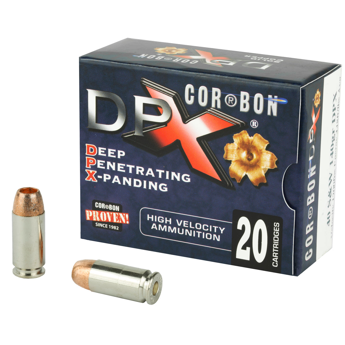 Cor-Bon .40 S&W Deep Penetrating X bullet XPB 140 grain Hollow Point ammunition