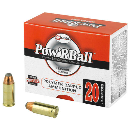 Cor-Bon .32 ACP Glaser Pow'rBall 55 grain Jacketed Hollow Point ammunition