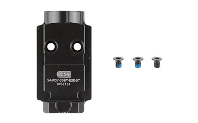 C&H Precision Prodigy to Holosun 509T Optic Plate with Integrated Rear Sight, 6061 Aluminum, Painted
