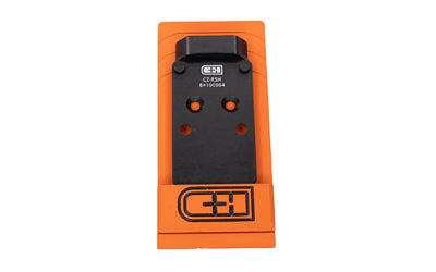 C&H Precision CZ-RSH Optic Plate, CZ P-10 Optic Ready to RMR/SRO/Holosun 507C/407C/508C/508T, Black w/ Hardware