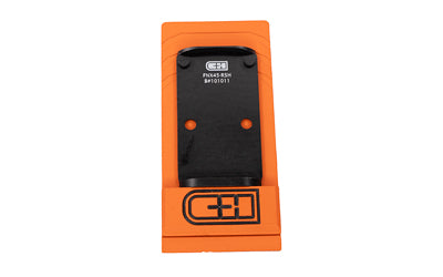 C&H Precision FNX45-RSH Optic Plate, FN FNX Optic Ready to RMR/SRO/RCR/Holosun 507C/407C/508T, Black w/ Hardware