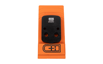C&H Precision GLX-RSH Optic Plate, Glock 43x/48 MOS to RMR/SRO/Holosun 507C/407C/508T/507 Comp, Black w/ Hardware