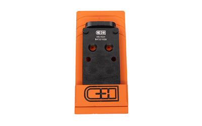 C&H Precision HK-RSH Optic Plate, HK VP9 Optic Ready to RMR/SRO/Holosun 507C/407C/508T, Black w/ Hardware