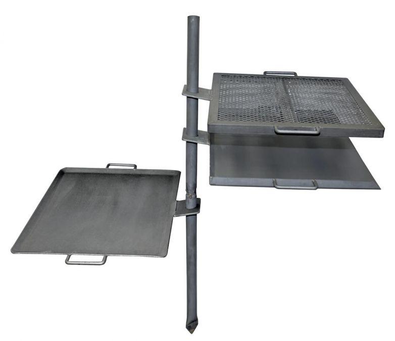 Camp Chef Mountain Man Open Fire Cooking Grill and Griddle