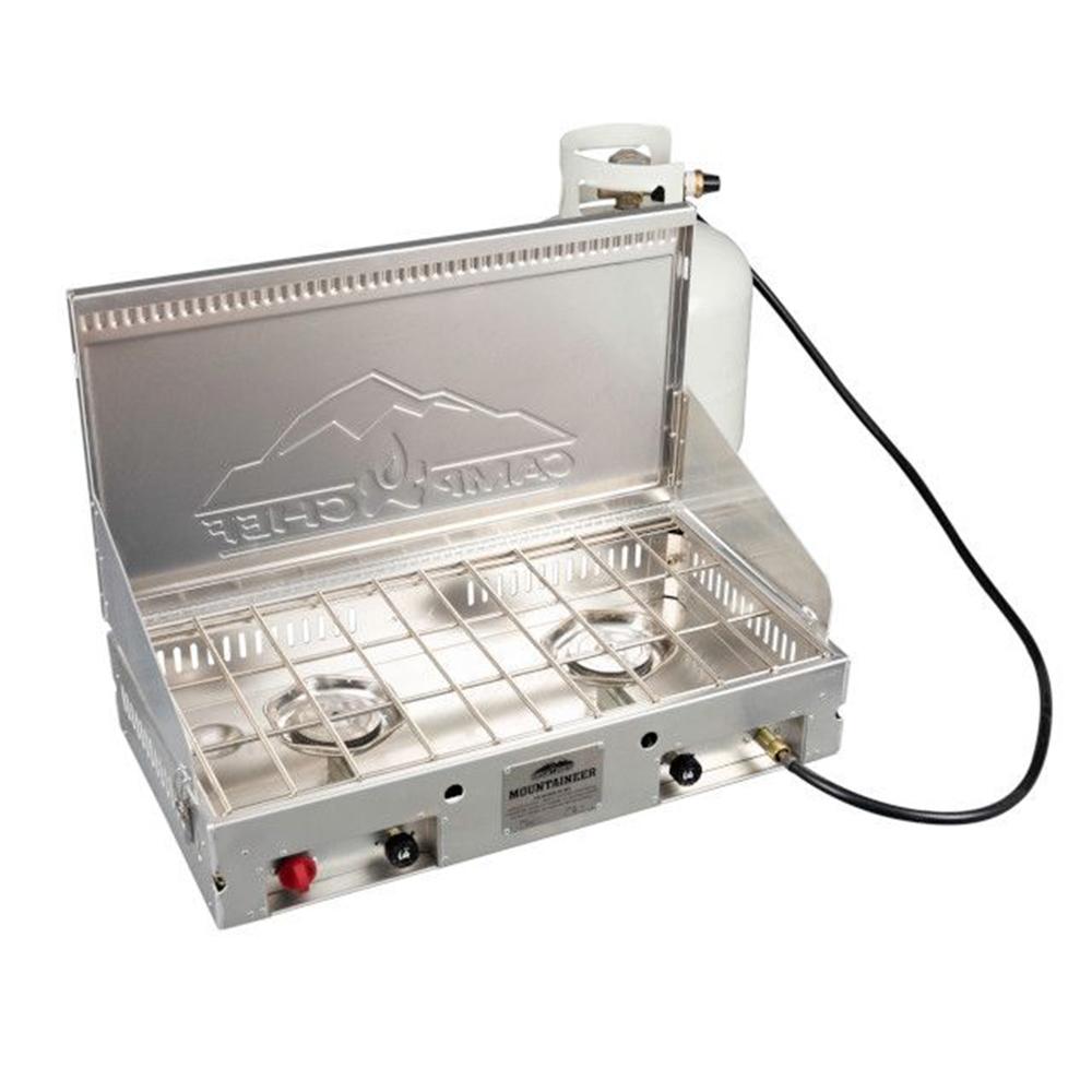Camp Chef Mountaineer Lightweight Aluminum Dual Burner Cooking System