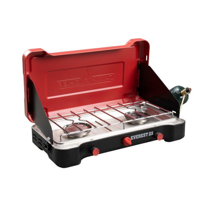Camp Chef Mountain Series Everest 2X Two-Burner System - Matchless Ignition, 40K BTU