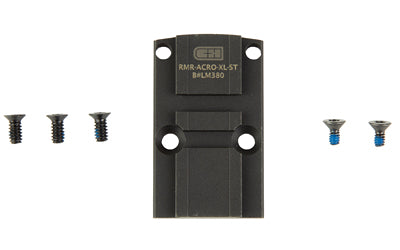 C&H Precision RMR-to-ACRO Optic Conversion Plate, Hard Anodized Finish, Black