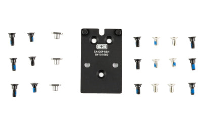 C&H Precision Optic Adapter Plate, XDM OSP to RMR/407C/507C Footprint, Hard Anodized Black Finish