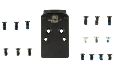 C&H Precision Walther PDP 2.0/F/Pro/Steel Frame to RMR/SRO/407C/507C/508T Optic Plate, MIL-SPEC Anodized