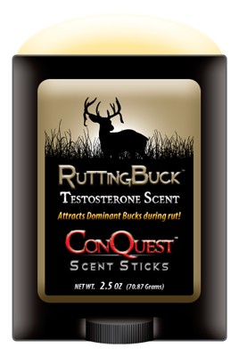 Conquest Scents Rutting Buck Deer Lure 2.5 oz Stick for Mock Scrapes