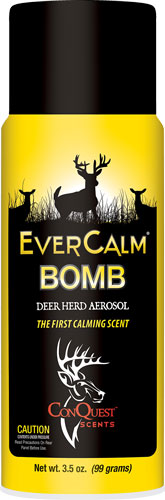 Conquest Scents Ever Calm Bomb Aerosol Deer Calming Scent 3.5 fl oz