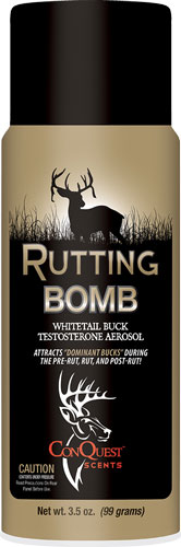 Conquest Scents Buck Bomb Rutting Deer Lure Aerosol 3.5 oz