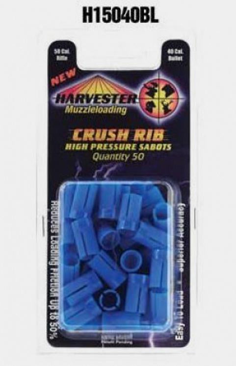 Harvester 50 Cal Crush Rib Sabots Fit .40 Cal Bullets 50/pk