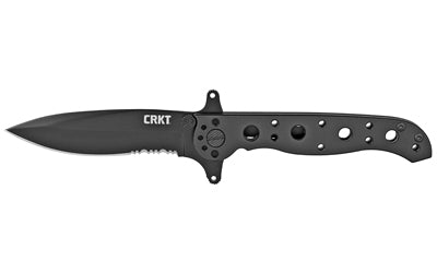 Columbia River CRKT M21-10KSF Everyday Carry Folding Knife 3.13" 8Cr14MoV Black Oxide Combination Blade