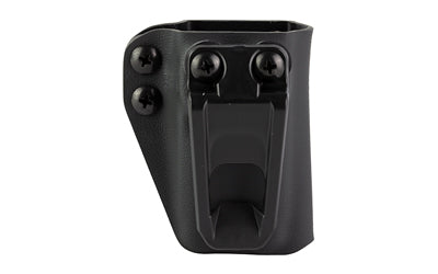 Crucial Concealment Covert Kydex Magazine Pouch, Ambidextrous, Black, Sig P320 Compatible