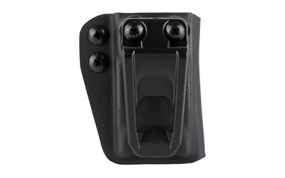 Crucial Concealment Covert Kydex Mag Pouch, Ambidextrous, Black, Fits Glock 43X/48 and Taurus G2C/G3C