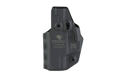 Crucial Concealment Covert IWB Kydex Holster, Ambidextrous, Black, Ruger Max-9 Compatible