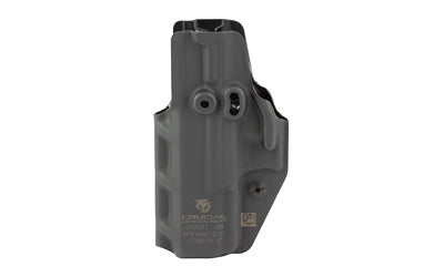 Crucial Concealment Covert Ambidextrous IWB Kydex Holster, Springfield Echelon 4.0C, Black 1459