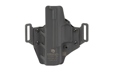 Crucial Concealment Covert Right Hand OWB Kydex Holster, Springfield Echelon 4.0C, Black 1460