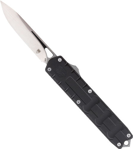 CobraTec Enforcer 3.25" M390 Steel OTF Knife Black Drop Point