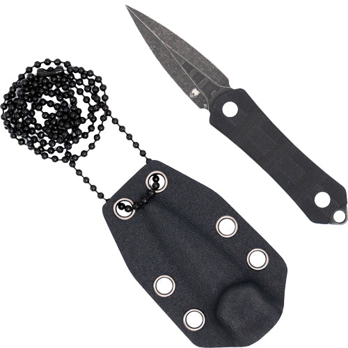CobraTec Guardian Neck Carry Dagger 1.99-Inch D2 Stonewash Blade with Sheath