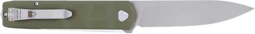 CobraTec Kuzio 3.12-Inch OD Green G10 D2 Steel Folding Knife