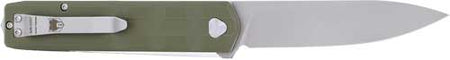 CobraTec Kuzio 3.12-Inch OD Green G10 D2 Steel Folding Knife