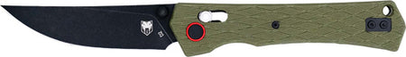 CobraTec Legacy Bar Lock 3.5-Inch D2 G10 OD Green and Black Handle Knife