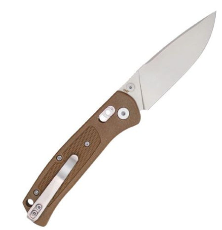 CobraTec Scout EDC Bar Lock Folder 3.12-Inch Mocha Stainless Steel