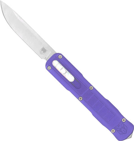 CobraTec Small OTF Raptor Purple Drop Point 2.5" Knife