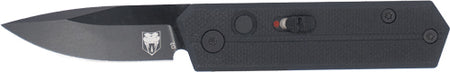 CobraTec Stinger Folder Knife 1.9" Black D2 Blade with SD Button