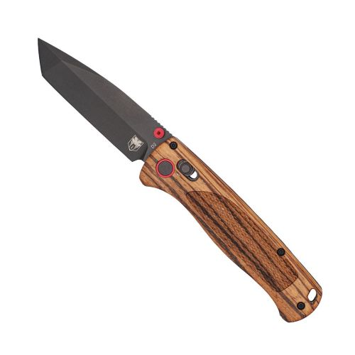 CobraTec Legacy Bar Lock 3-Inch Tanto D2 Zebrawood and Black Handle Knife
