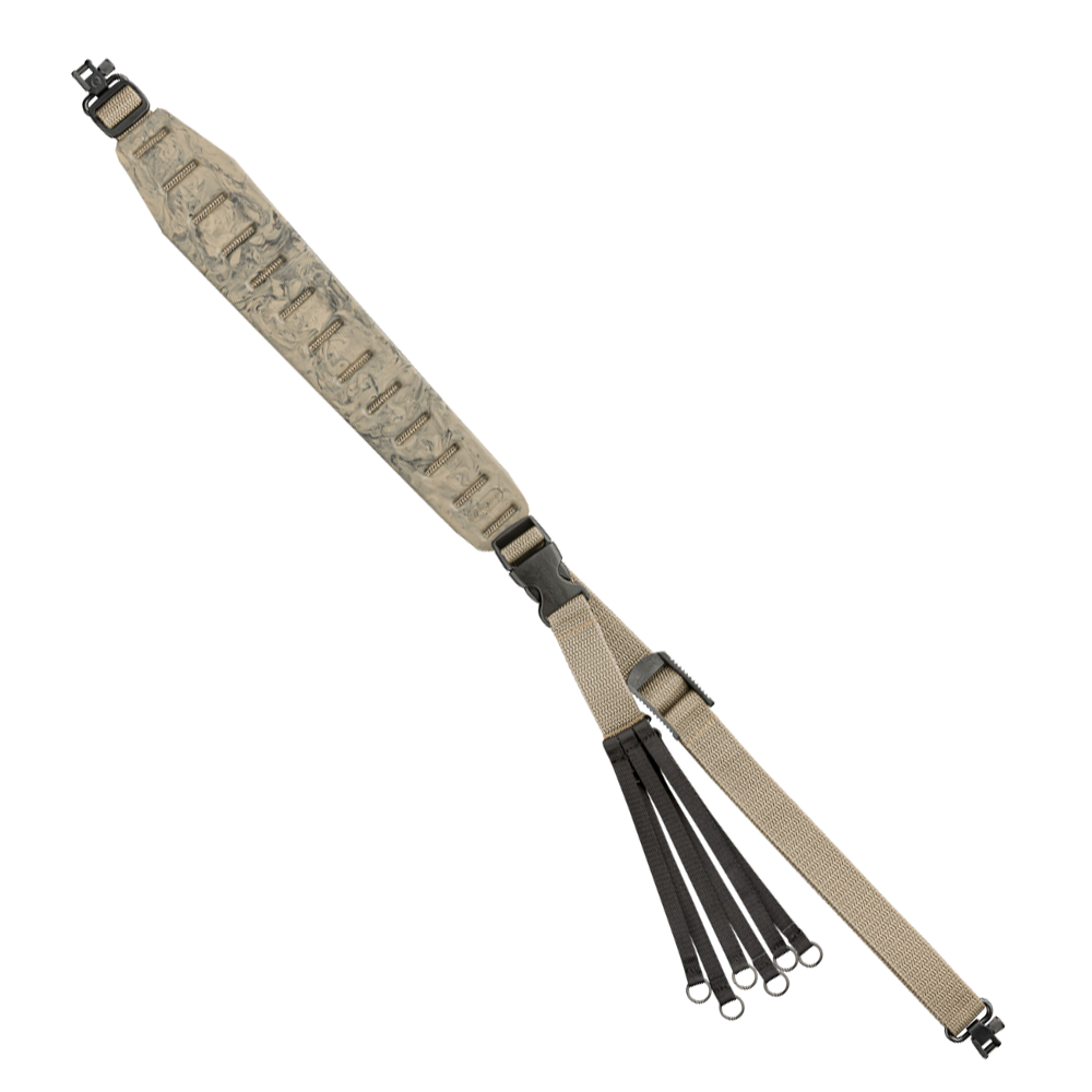 Quake Claw 2.0 Sand Camo Game Hauler Rifle Carry Sling