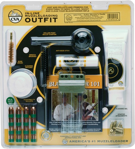 CVA Pellet Shooters Outfit 50 Caliber Muzzleloader Accessory Pack