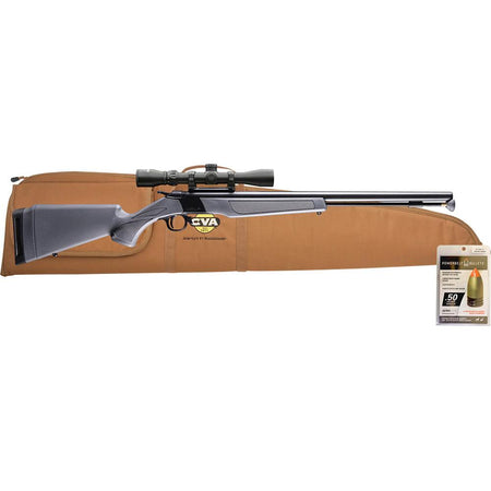 CVA Wolf V2 .50 Cal Muzzleloader Rifle Grey 24" Blued Barrel with Konus 3-9x32 Scope