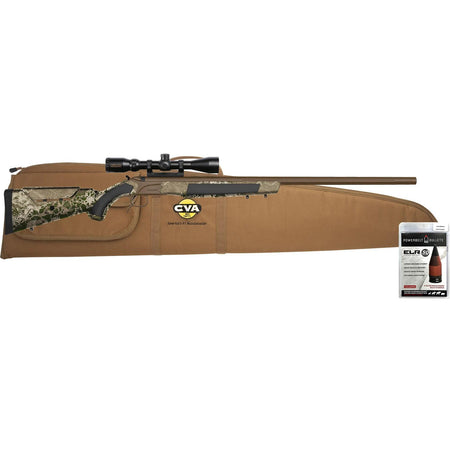CVA Accura LR-X .50 Caliber Muzzleloader Cerakote Patriot Brown KonusPro 4-12x44 BDC Scope Package
