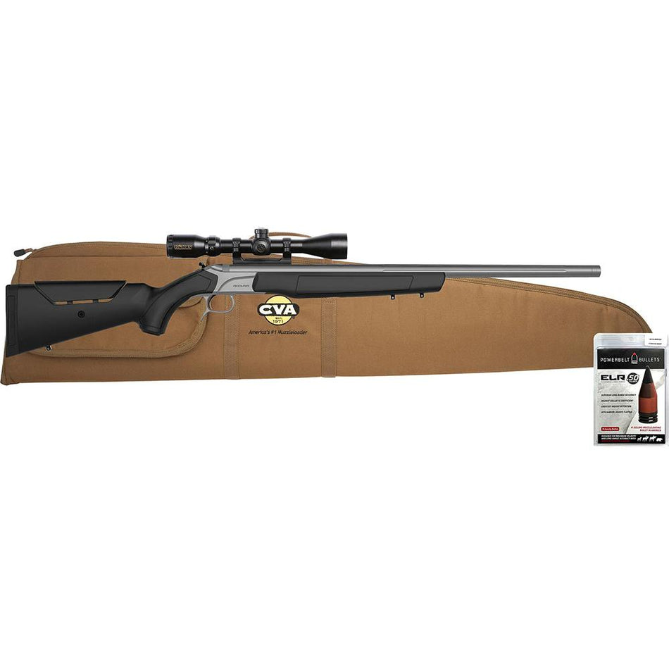 CVA Accura MR-X 50 Caliber Muzzleloader Rifle Stainless Steel with KonusPro 4-12x44 BDC Scope