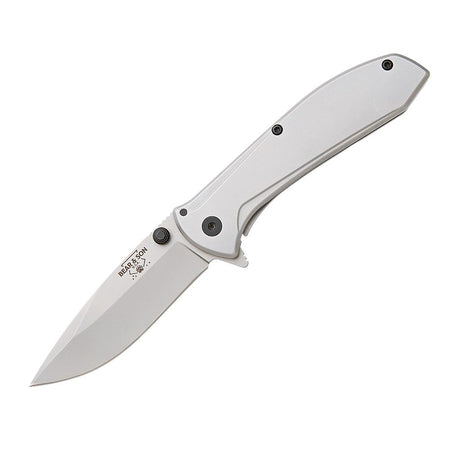 Bear & Son 2-7/8" Drop Point Framelock Assisted Opener Folding Knife Stainless Steel