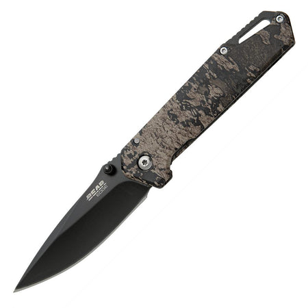Bear & Son Brisk 3.0 Medium Folder 2-7/8" Drop Point Blade in TrueTimber Strata Camo
