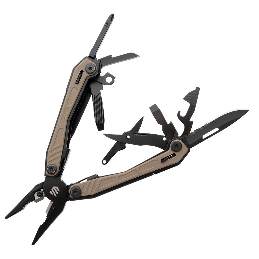 Bear & Son Blackhawk Sand Multi-Tool with Dual Carry Sheath 6.5"