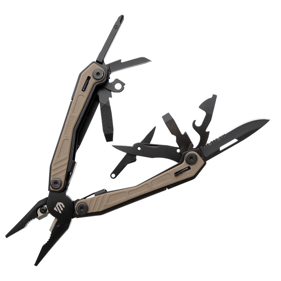 Bear & Son Blackhawk Sand Multi-Tool with Dual Carry Sheath 6.5"