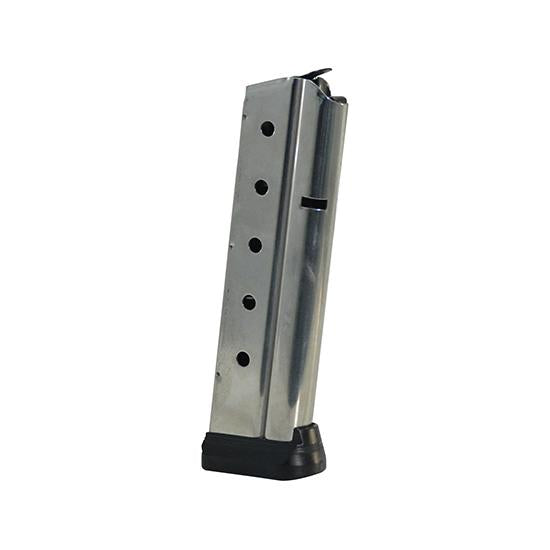 Colt 1911 Government Commander Pistol Magazine 9mm Luger Stainless 10 Rounds