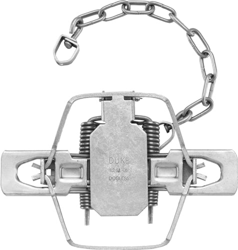 Duke Traps No. 2 Square Jaw Trap Dogless (12-Pack)