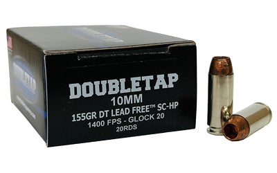 DoubleTap DT LEAD FREE Barnes TAC-XP Lead Free 155 Grain 10mm Auto 1400 fps 091037282071