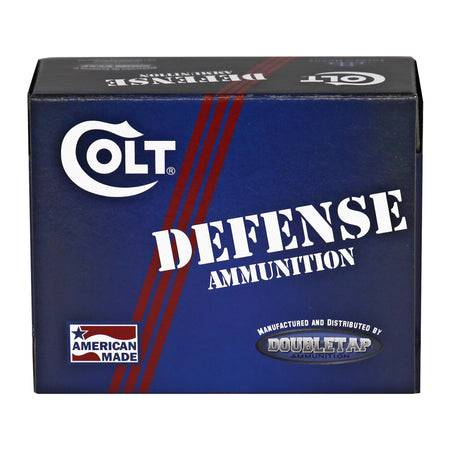 DoubleTap .40 S&W Colt Defense 135 grain Jacketed Hollow Point ammunition