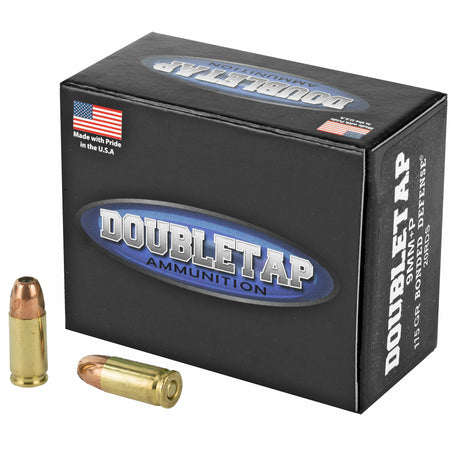 DoubleTap Bonded Defense +P Jacketed Hollow Point 115 Grain 9mm Luger/Parabellum  091037004871