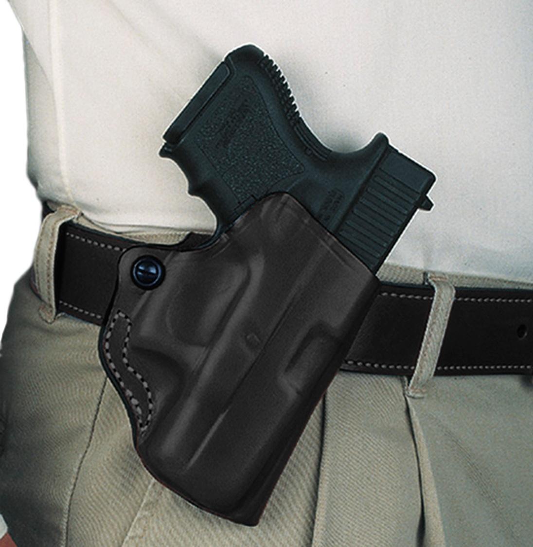 DeSantis Style 019 Mini Scabbard Black RH Holster for S&W J Frame & Taurus 85