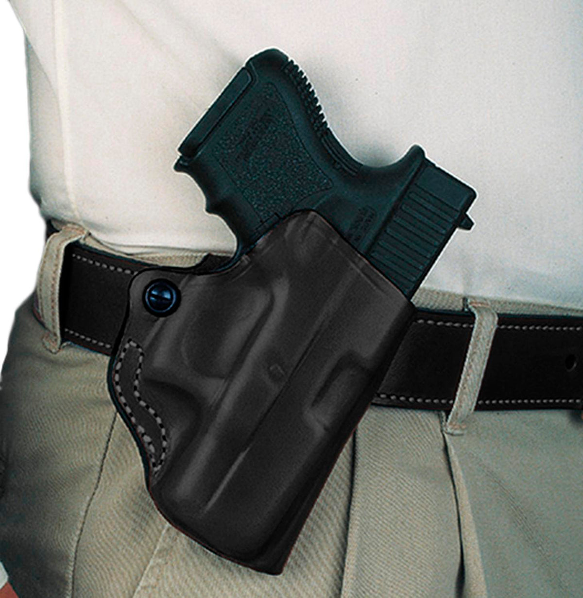 DeSantis Mini Scabbard Belt Holster Springfield Hellcat 3" Barrel Black RH
