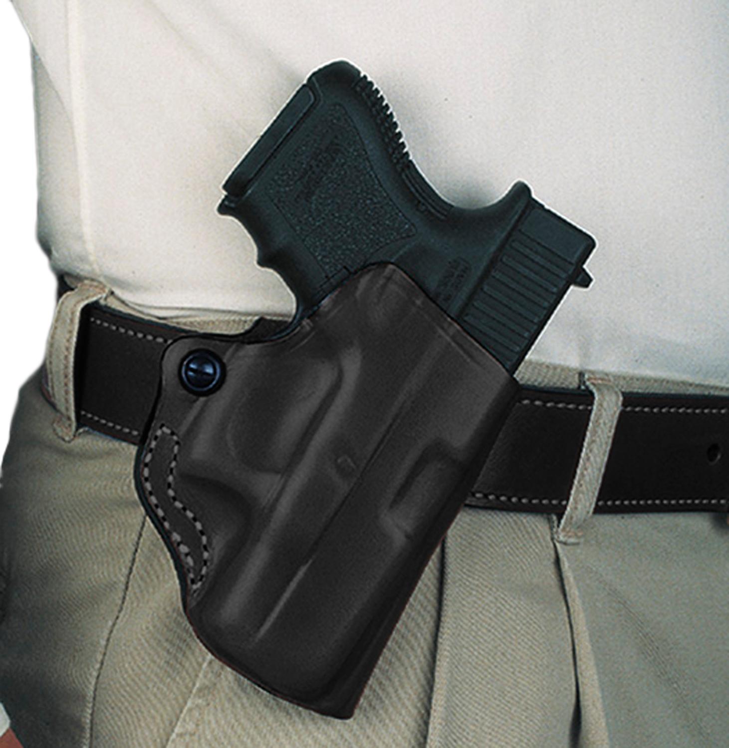 DeSantis Mini Scabbard Belt Holster Springfield Hellcat 3" Barrel Black RH